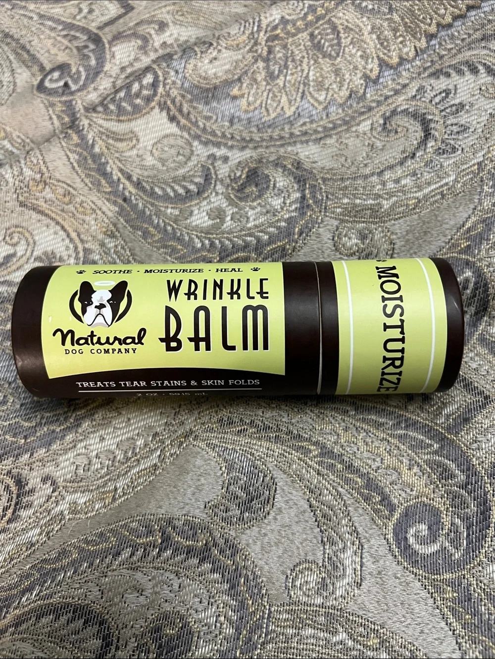 Natural Dog Company Wrinkle Balm Moisturizer -New, Sealed 2 oz.